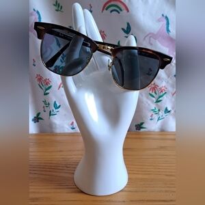 Ray-Ban Clubmaster 3106 Tortoise & Gold Casual Preppy Sunglass Eye Glasses Frame